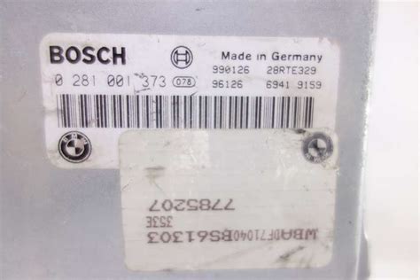 Centralita Del Motor BMW E39 7785207 Bosch 0281001373 0 281 001 373