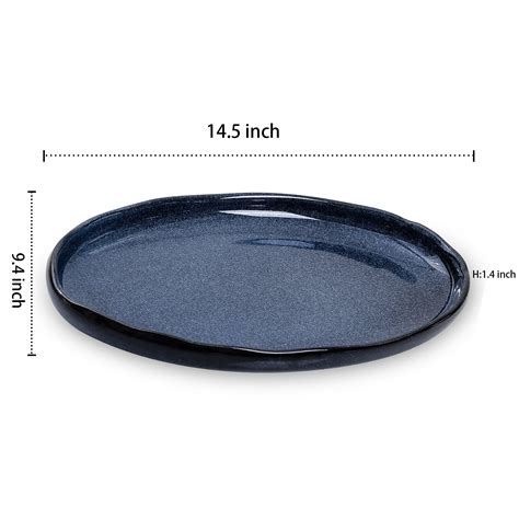 Serving Platter Ceramic Tray Plates Vicrays Extra Large Oval