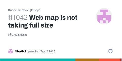 Web Map Is Not Taking Full Size Issue 1042 Flutter Mapbox Gl Maps