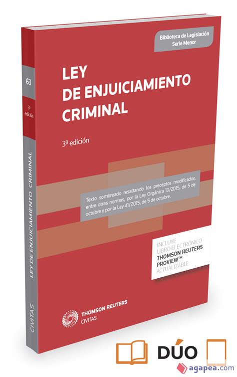 Ley De Enjuiciamiento Criminal Varios 9788447050956