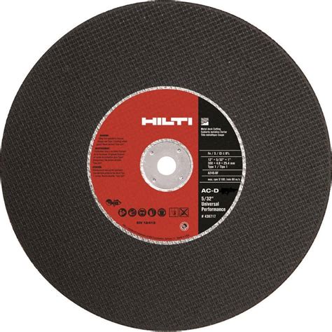 Hilti In X In X In Type No Teeth Abrasive Metal Deck