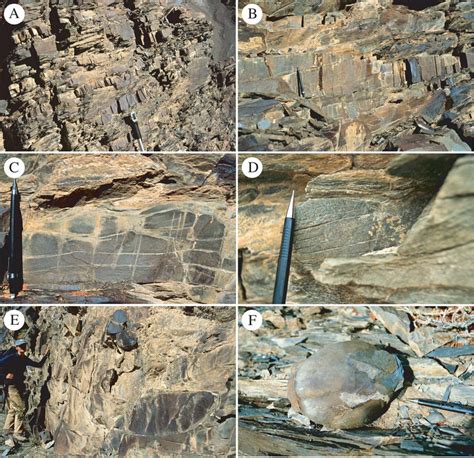 Interbedded Sandstone And Shale Facies A Typical Outcrop Of The