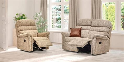 Sherborne Comfi Sit Two Seater Electric Reclining Fabric Sofa