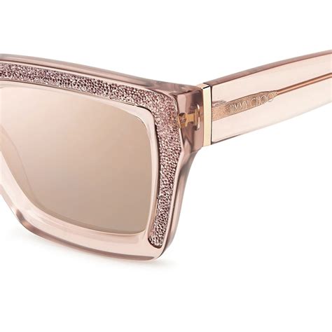 Jimmy Choo Megs S Fwm S Nude Sunglasses Woman