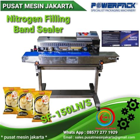 Jual Sf Ln S Continuous Band Sealer Mesin Segel Plastik Angin