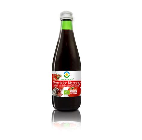 Pomidor kiszony 100 sok ekologiczny tłoczony 300 ml Bio Food bioshop