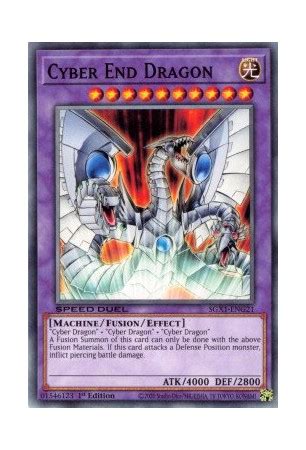 Cyber End Dragon SGX1 ENG21 Secret Rare Duelshop