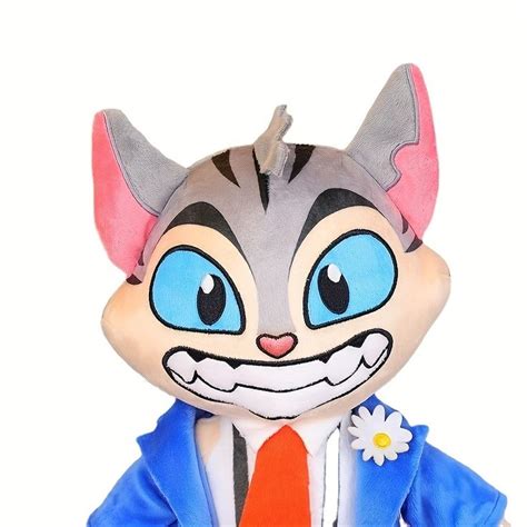 Lackadaisy Rocky Plush Cat Toy Mixed Life Casual Meow Plush Gaming