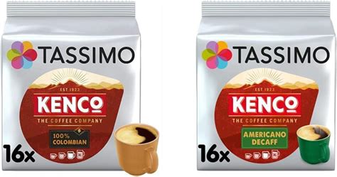 Tassimo Kenco Colombian Coffee Pods X Pack Of Total Drinks