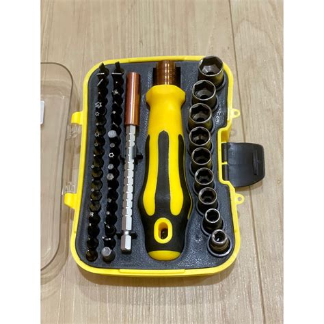 Berrylion In Ratchet Screwdriver Set Hand Tool Kit Nutsetter Set