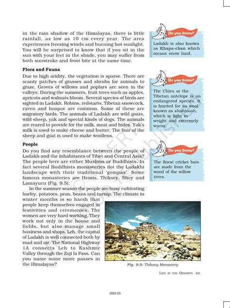 NCERT Book For Class 7 Social Science Geography Chapter 9 Life In The