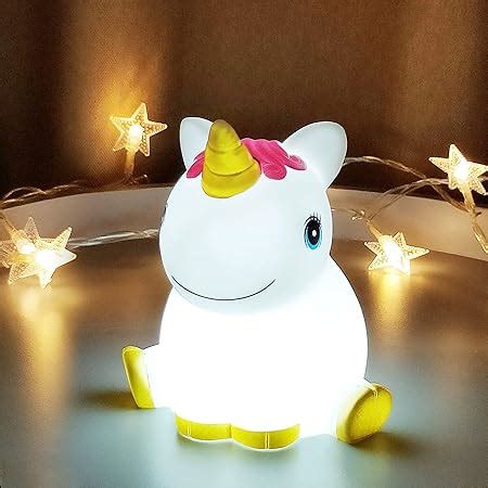 LumiPet Unicornio Lampara De Noche Infantil Para Ninos Y Bebes Con