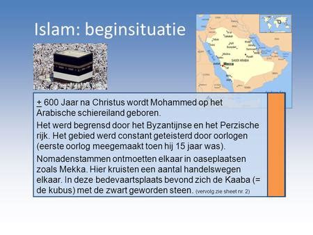 Islam En Europa Kenmerkend Aspect Het Ontstaan En De Verspreiding