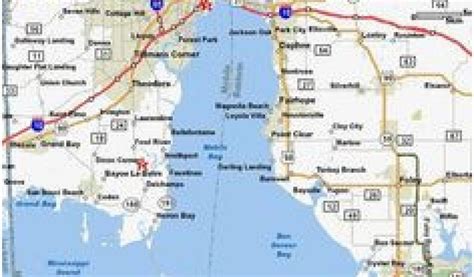 Map Of Alabama Coastline | Hiking In Map