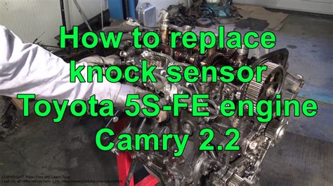 Toyota Camry V Knock Sensor Location