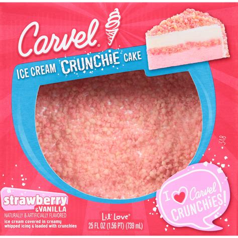 Save On Carvel Ice Cream Crunchie Cake Strawberry And Vanilla Order Online Delivery Martin S