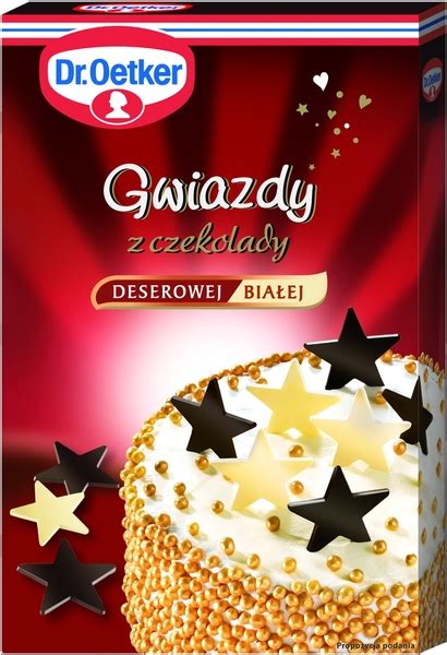 Dr Oetker Gwiazdy Z Czekolady Deserowej I Bia Ej Aromaty I Dodatki