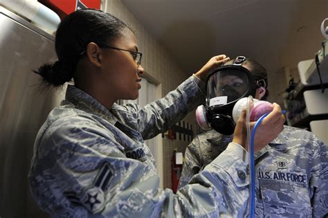 Bio flight conducts gas mask fit test training > Minot Air Force Base ...