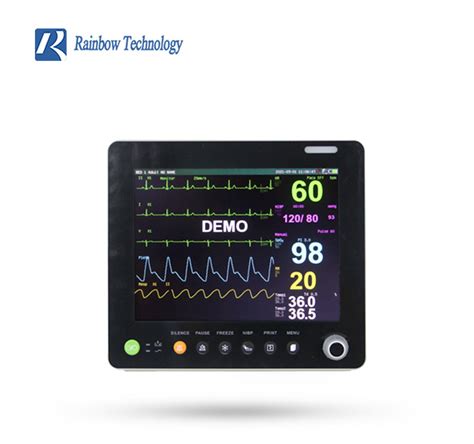 Hospital Icu Multi Parameter Patient Monitor Portable Cardiac Monitor