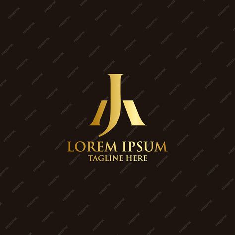 Premium Vector | Luxury creative premium aj letters logo design ...