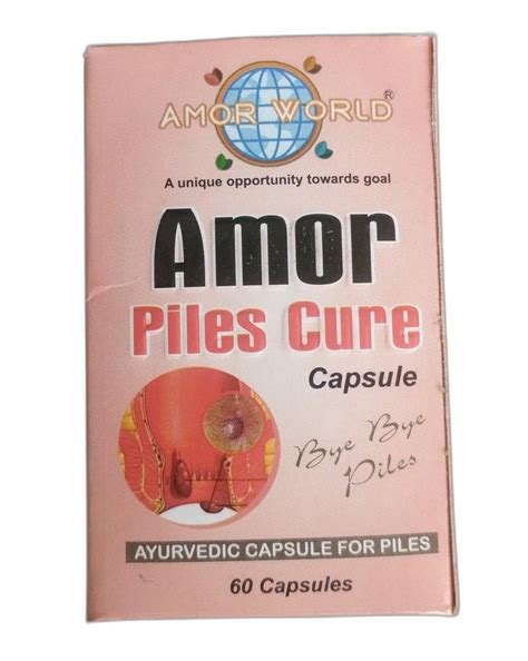 Amor Piles Cure Ayurvedic Capsule 60 At Rs 450 Box In Guwahati ID