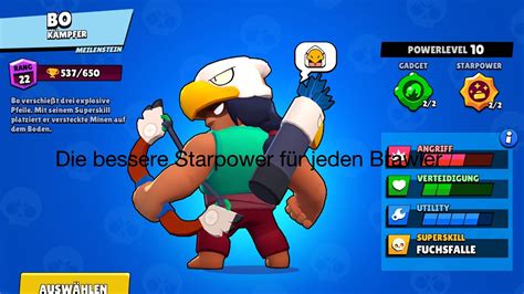 bessere Starpower für jeden Brawler YouTube