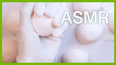 ASMR Crumbling Baking Soda Balls Pink Baking Soda YouTube