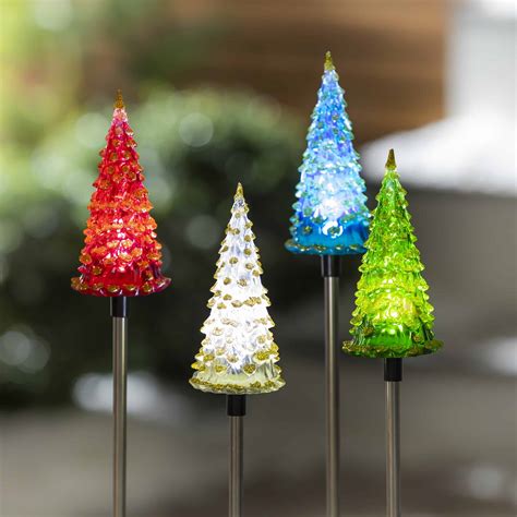 Christmas Tree Garden Stake Lights at Eric Fouche blog