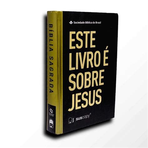 Bíblia Este Livro É Sobre Jesus NAA Letra Grande Capa Dura Tenda