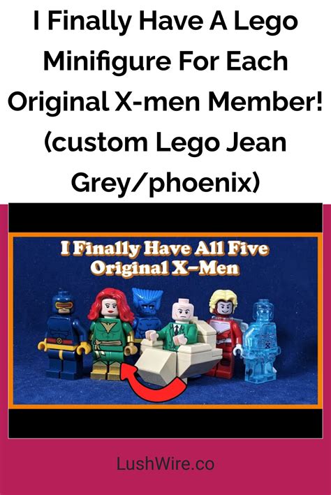 I Finally Have A Lego Minifigure For Each Original X Men Member