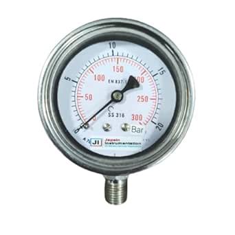 Ji Japsin Instrumentation Pressure Gauge Dial Mm Range