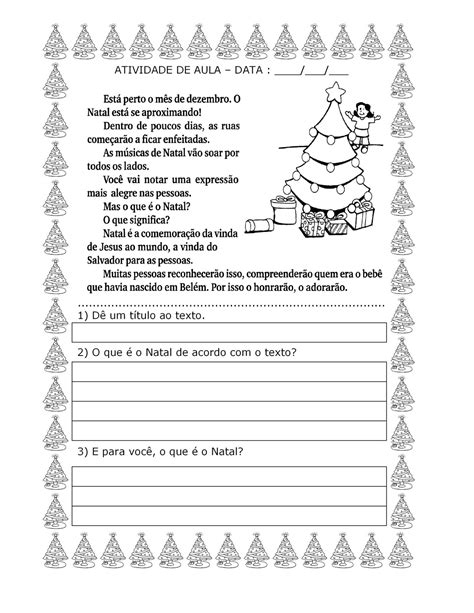 Texto Interpreta O Sobre O Natal Revoeduca