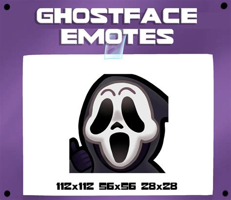 Discord Twitch Emotes Pack Ghostface DBD Dead By Daylight Etsy