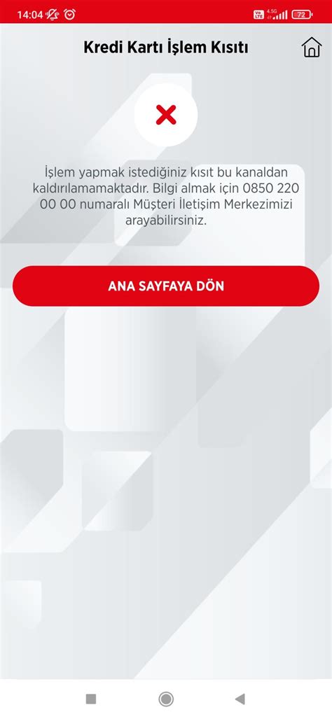 Ziraat Bankası Kredi Kartı Nakit Avans Kısıtlaması Şikayetvar