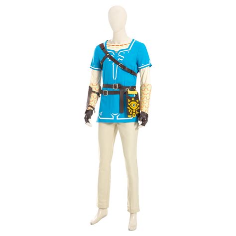 The Legend Of Zelda Breath Of The Wild Link Champions Tunic Cosplay Costume C08021 Best