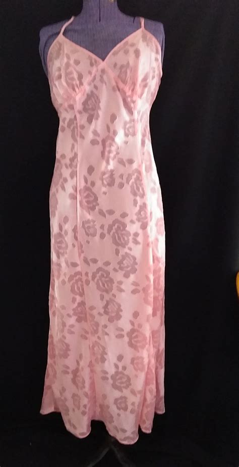 Vintage Victoria Secret Nightgown Etsy Night Gown Pink Nightgown