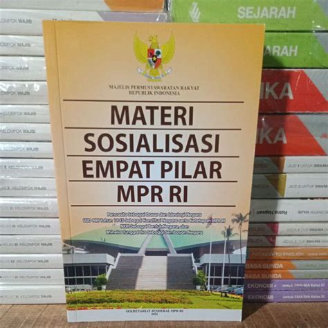 Jual Buku Original Materi Sosialisasi Empat Pilar Mpr Ri Tahun