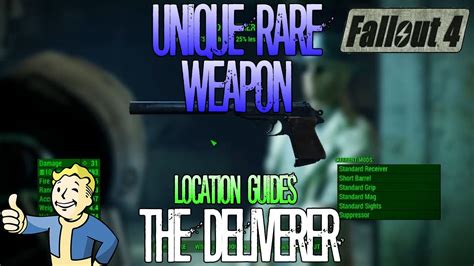 Fallout 4 The Deliverer Unique Rare Weapon Location Guide Youtube