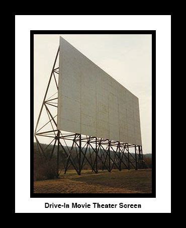 Drive-In Movie Theater Screen in 2024 | Drive in movie theater, Drive ...