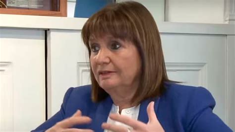 Patricia Bullrich Afirmó Que A Mauricio Macri “no Le Toca Ser