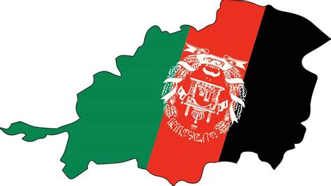 Afghanistan flag map vector 28241534 Vector Art at Vecteezy