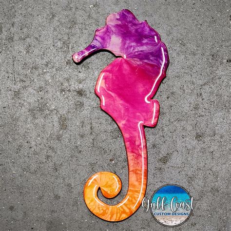 Sahara Sunset Seahorse Wall Art Decor – Gulf Coast Custom Designs