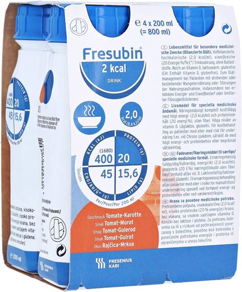 Fresubin Kcal Drink Tomate Karotte X Milliliter Amazon De