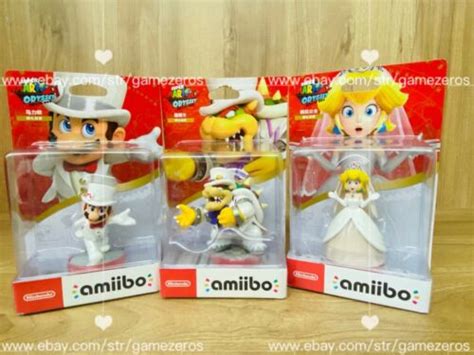 Nintendo Super Mario Odyssey Wedding Outfit Amiibo Figure Sealed Box Ebay