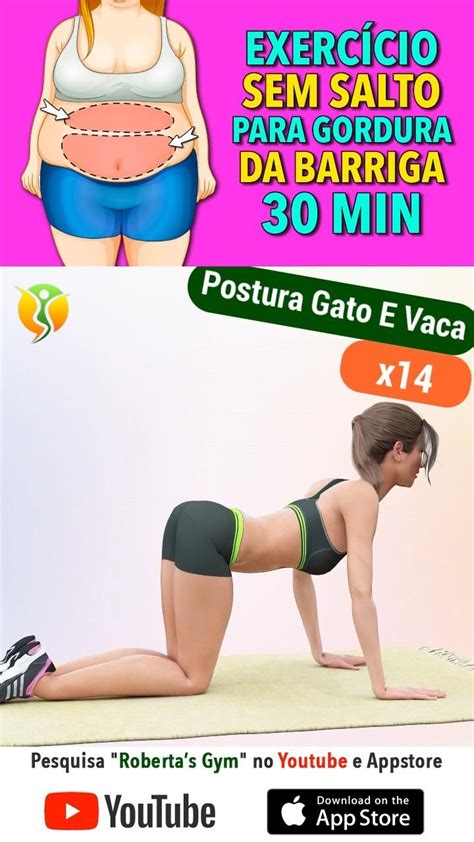 Treino De 30 Min Sem Saltos Para Derreter A Gordura Da Barriga [video