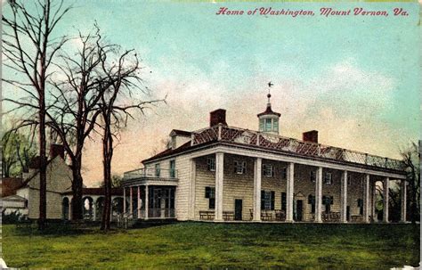 Mount Vernon George Washington Historic Mansion Virginia Scenic Db