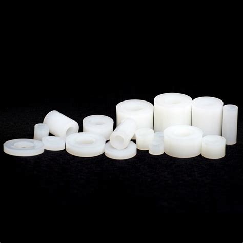 White Nylon Plastic Spacers M25 M12 Bolt Base