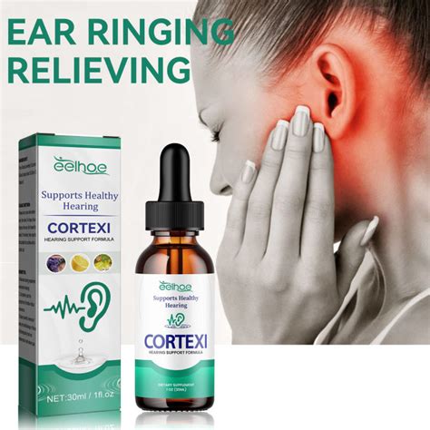 Eelhoe Organic Ear Oil Drops Relieve Deafness Earache Ear Swelling Pain