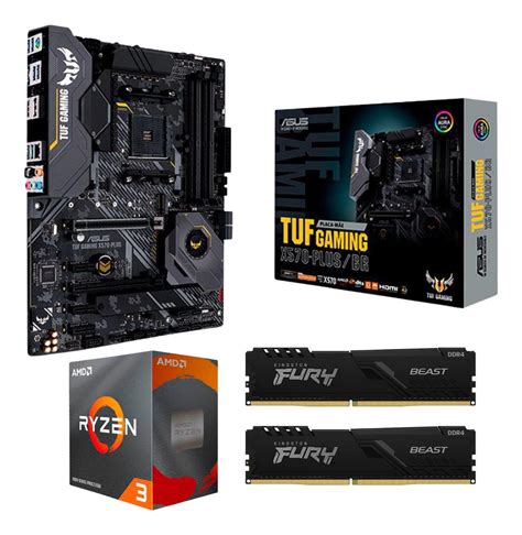 Kit Placa M E Asus Tuf Gaming X Ryzen Gb Mhz