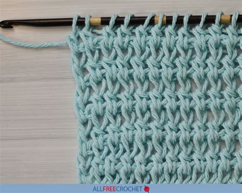 Tunisian Double Crochet (Full Stitch Tutorial) | AllFreeCrochet.com